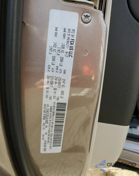 2018 Chrysler Pacifica Lx z USA, uszkodzony, nr VIN 2C4RC1CG5JR100955